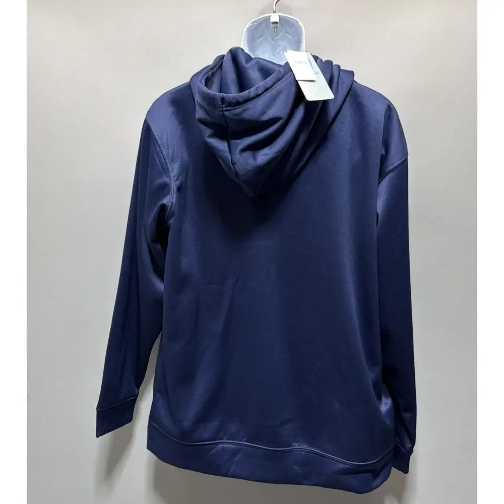 Illinois Fighting Illini Pro Edge Sweatshirt XL Blue Soft Fleece Hoodie NWT